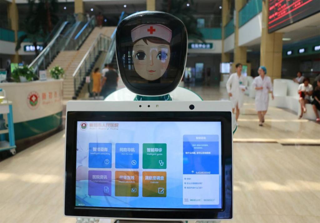 高清摄像头装于医疗机器人  助远程看护视频实时可视化沟通