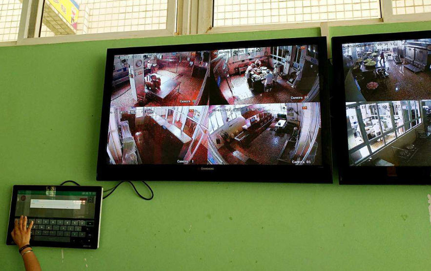 东北XX股份有限公司携宇视监控摄像头 实现食堂后厨直播远程可视化